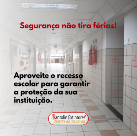 Segurança não tira ferias