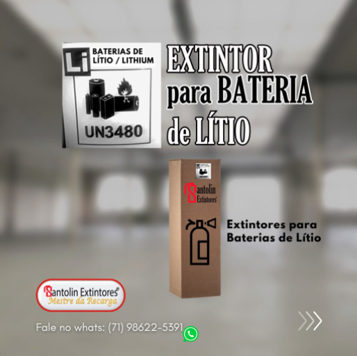 EXTINTOR PARA BATERIA DE LÍTIO